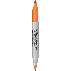 Marker Permanent Bullet Sharpie Twin Tip Orange