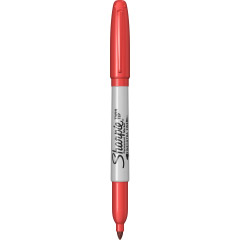 Marker Permanent Bullet Sharpie Twin Tip Red