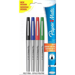 Set 4 Fineliner 0.5 UF PaperMate Flair Basic Colors