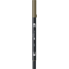Marker Dual Brush Watercoloring Tombow ABT N49 Warm Grey 8