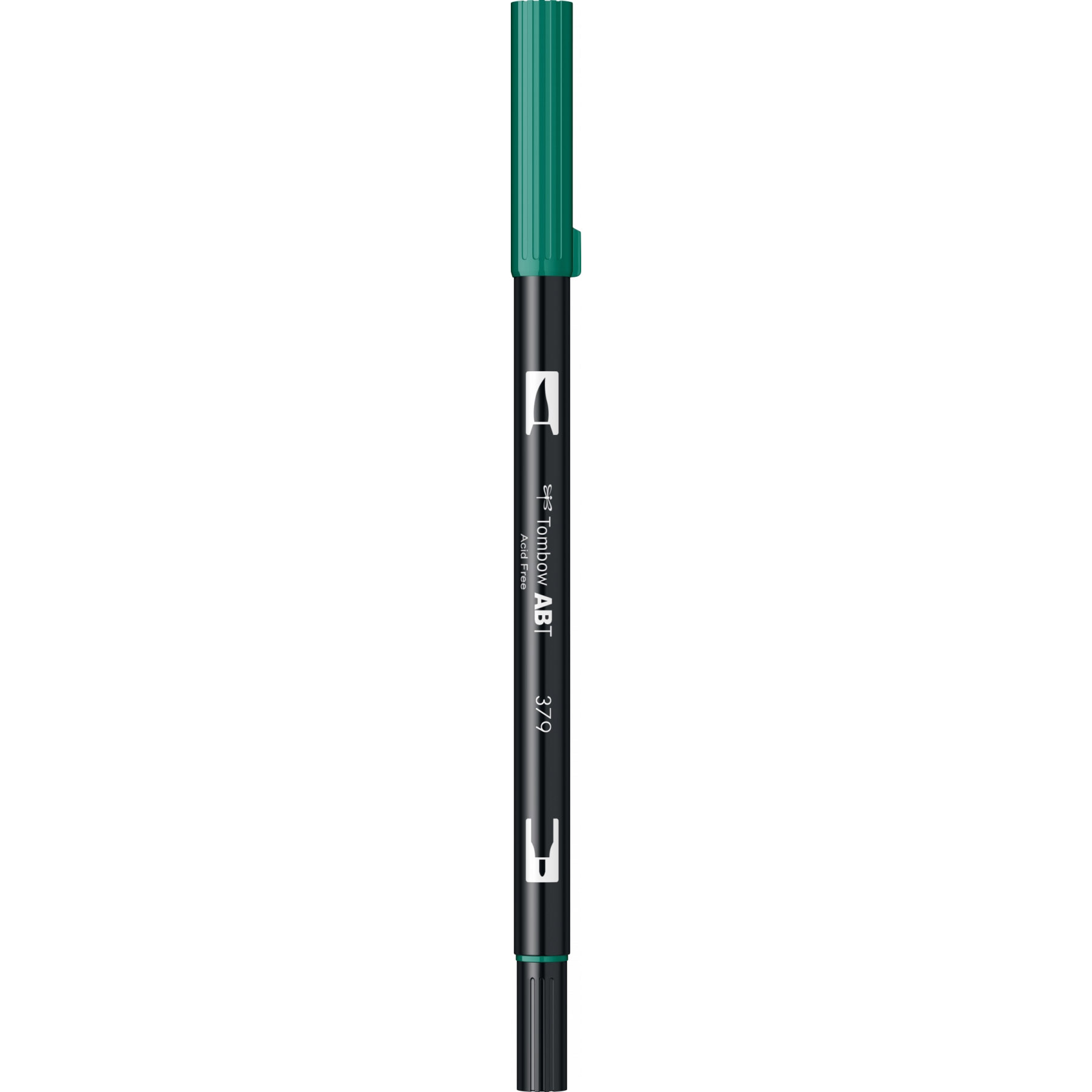 Imagine Produs Marker Dual Brush Watercoloring Tombow ABT 379 Jade Green