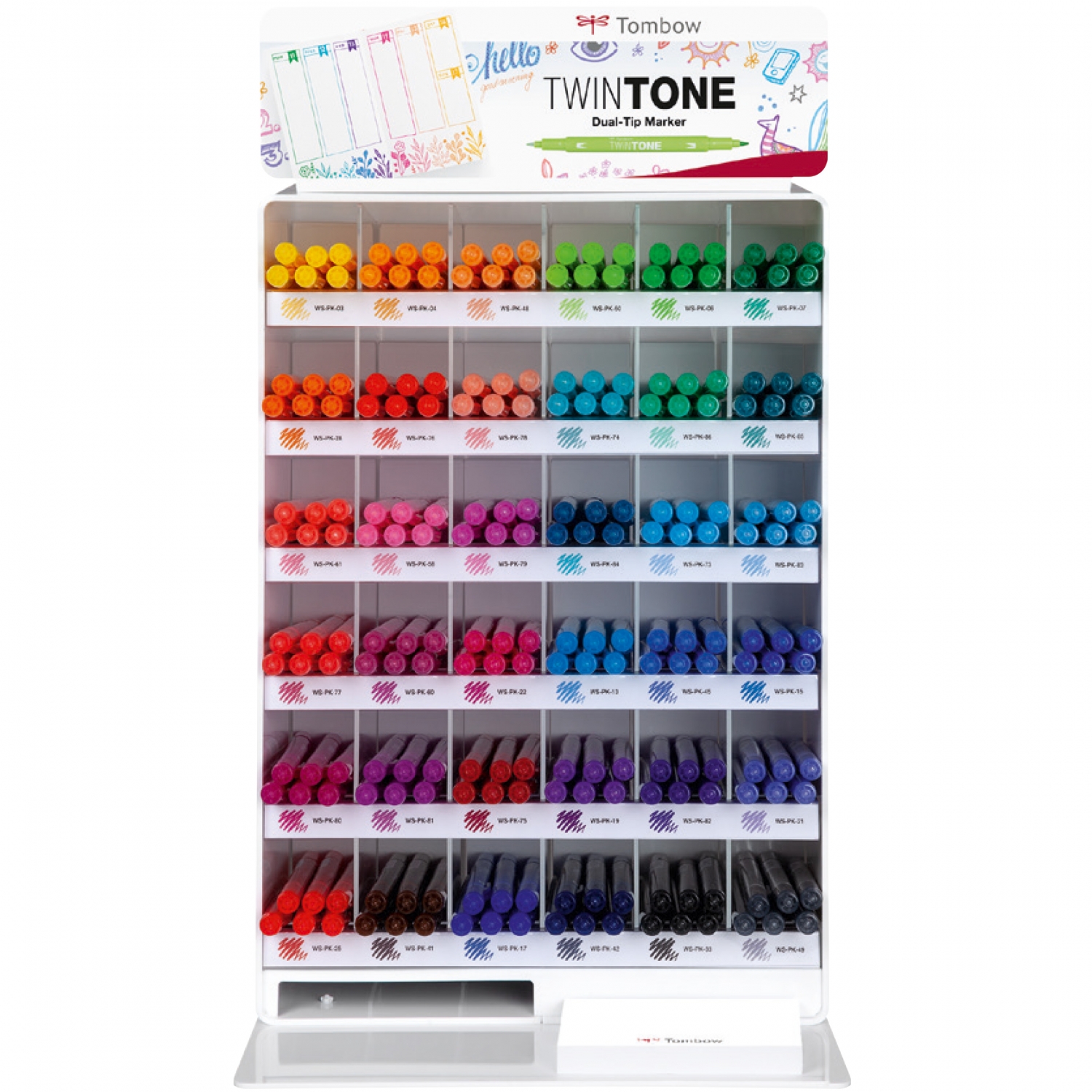 Imagine Produs Marker Coloring Twin Tip Tombow TwinTone 84 Turquoise Blue 