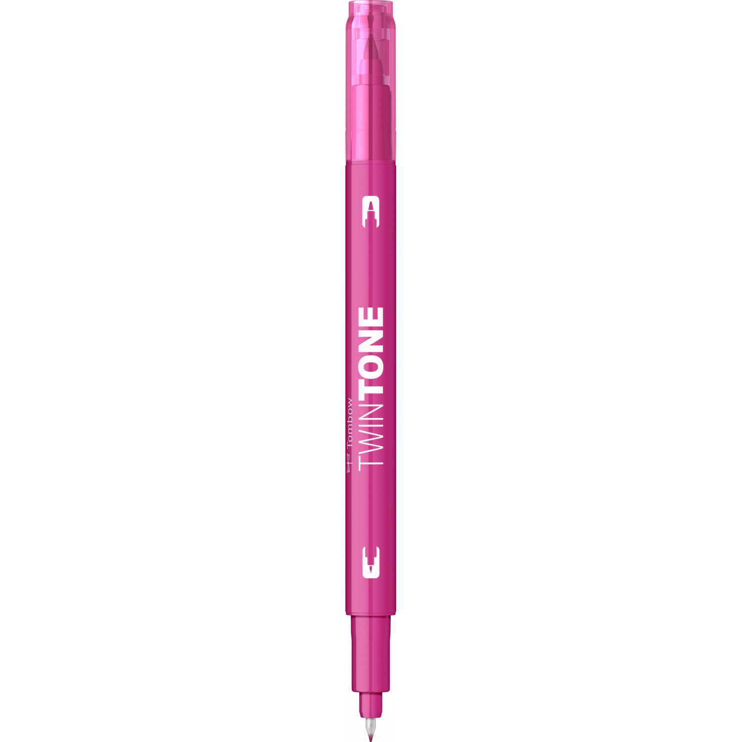 Imagine Produs Marker Coloring Twin Tip Tombow TwinTone 80 Fuchsia Pink 