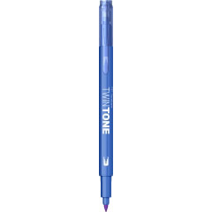 Marker Coloring Twin Tip Tombow TwinTone 45 French Blue 
