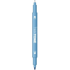 Marker Coloring Twin Tip Tombow TwinTone 83 Sax Blue 