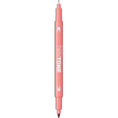 Marker Coloring Twin Tip Tombow TwinTone 61 Peach Pink 