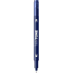 Marker Coloring Twin Tip Tombow TwinTone 42 Navy 
