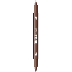 Marker Coloring Twin Tip Tombow TwinTone 41 Chocolat 