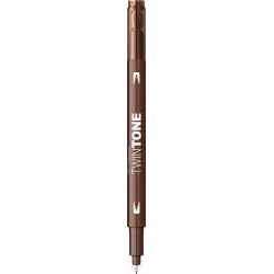Marker Coloring Twin Tip Tombow TwinTone 41 Chocolat 