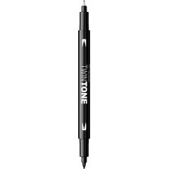 Marker Coloring Twin Tip Tombow TwinTone 33 Black 
