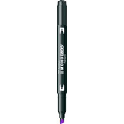Marker Creativ Duo Pen Fiber Tombow Mono Edge 97 Purple