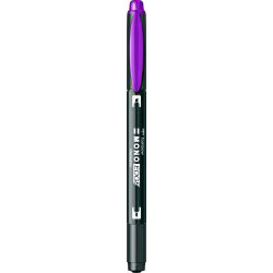 Marker Creativ Duo Pen Fiber Tombow Mono Edge 97 Purple