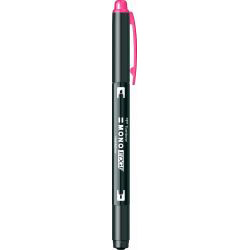Marker Creativ Duo Pen Fiber Tombow Mono Edge 90 Pink