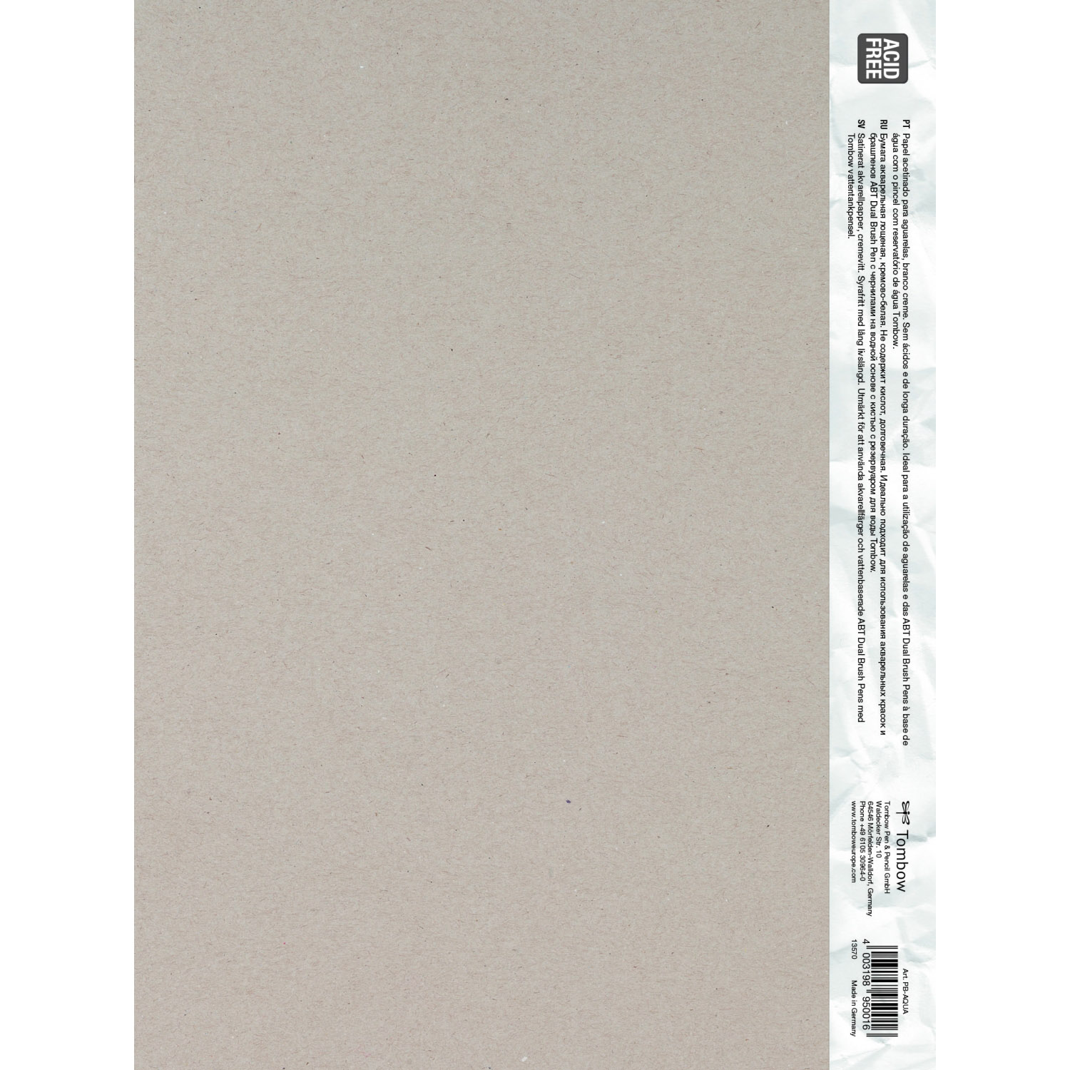 Imagine Produs Hartie pentru Acuarela 24 x 32 cm Tombow Aquarelle Paper 300g mp - 15 coli