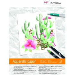 Hartie pentru Acuarela 24 x 32 cm Tombow Aquarelle Paper 300g/mp - 15 coli