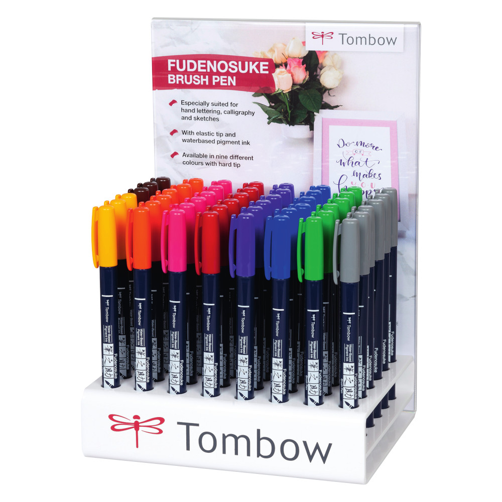 Imagine Produs Marker Caligrafic Hard Small Writing Tombow Fudenosuke Vivid 03 Yellow