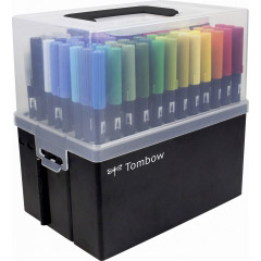 Set 108 Marker Dual Brush Watercoloring Tombow ABT Desktop