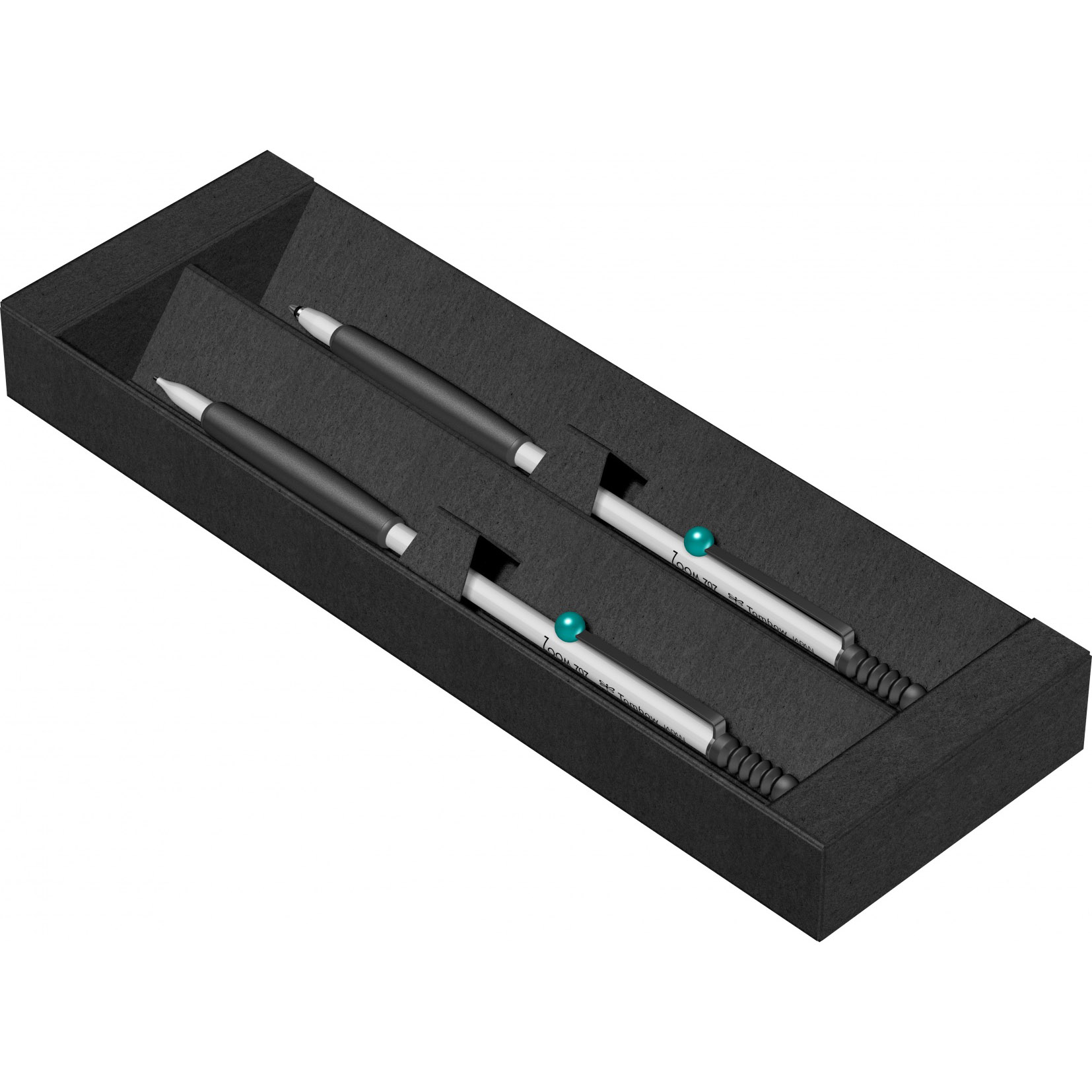 Imagine Produs Set Pix + Creion Mecanic 0.5 Tombow Zoom 707 White - Grey BT