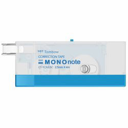 Banda Corectoare Tombow 2.5 mm x 4 m Blue Mono Note CT-YCN