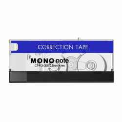 Banda Corectoare Tombow 2.5 mm x 4 m Black / Blue / White Mono Note CT-YCN