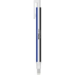 Radiera Mecanica Click Plastic Rectangle Tip Tombow Mono Zero White - Blue - Black