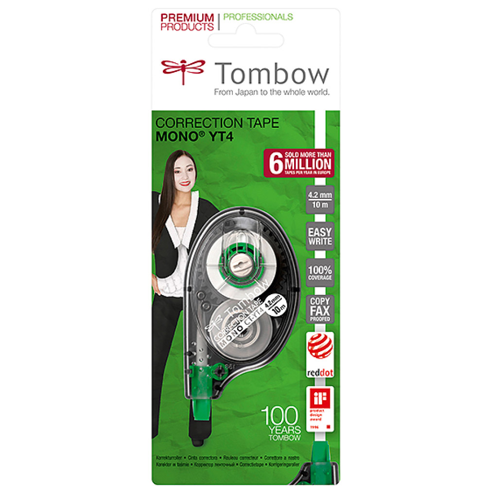 Imagine Produs Banda Corectoare Tombow 4.2 mm x 10 m  Mono Office CT-YT4