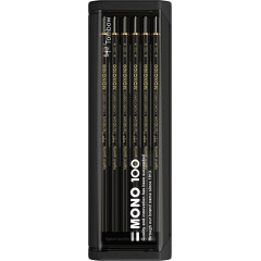 Set 12 Creioane Grafit Tombow MONO 100 Black 3B
