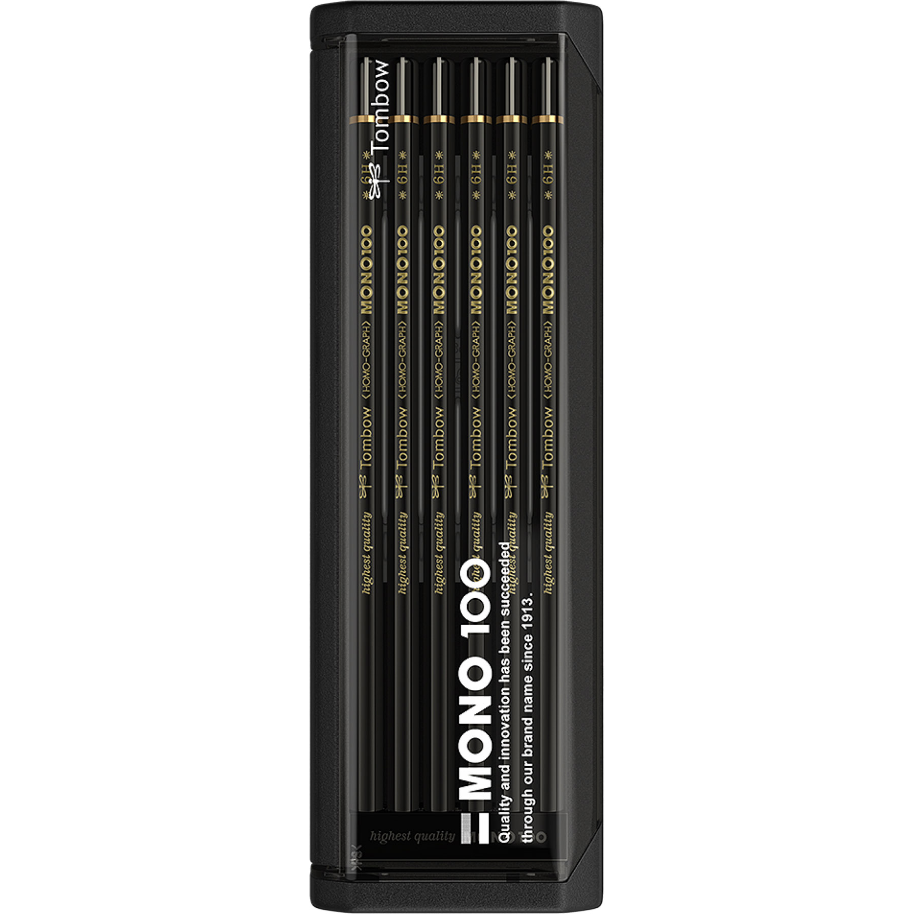 Imagine Produs Set 12 Creioane Grafit Tombow MONO 100 Black 6H