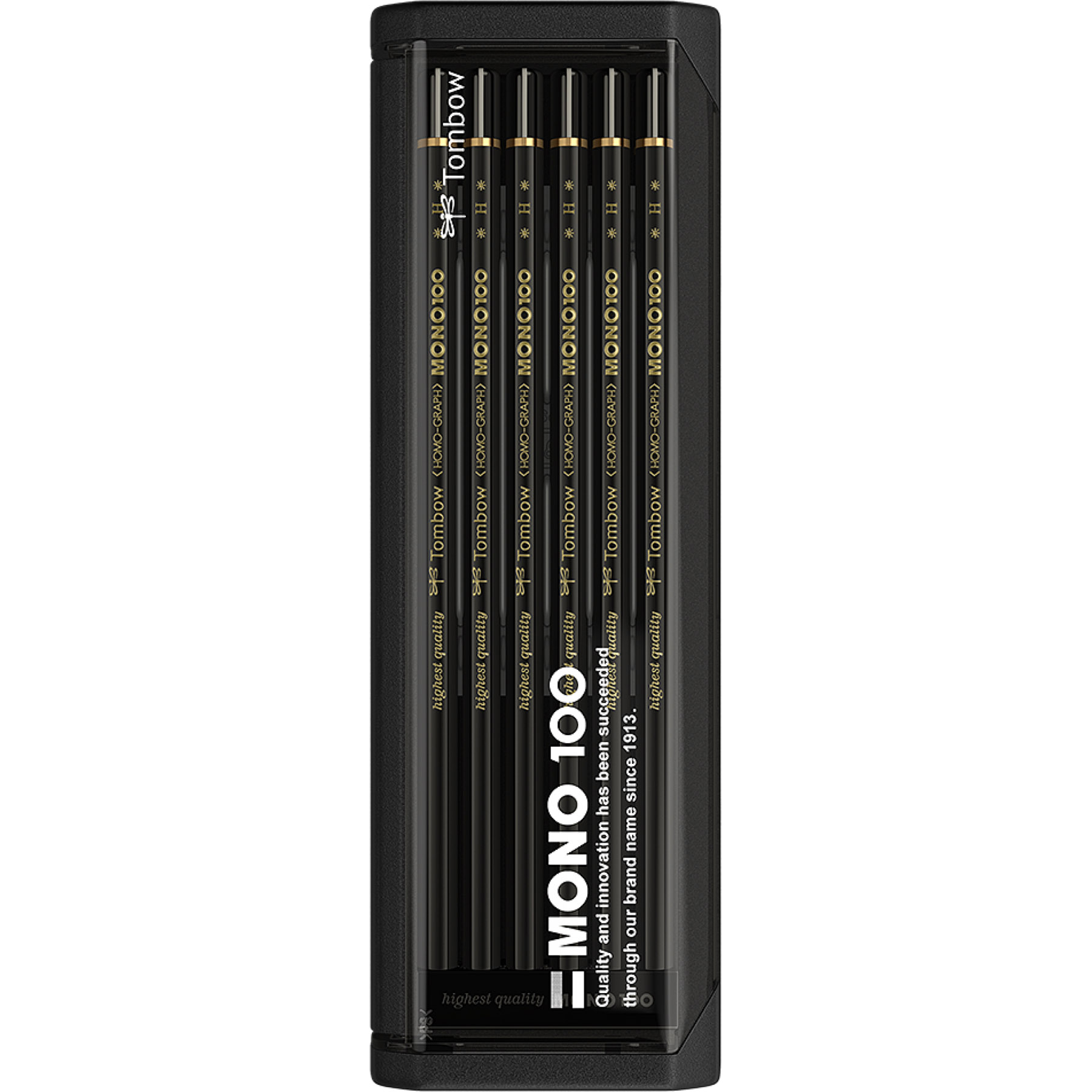 Imagine Produs Set 12 Creioane Grafit Tombow MONO 100 Black H