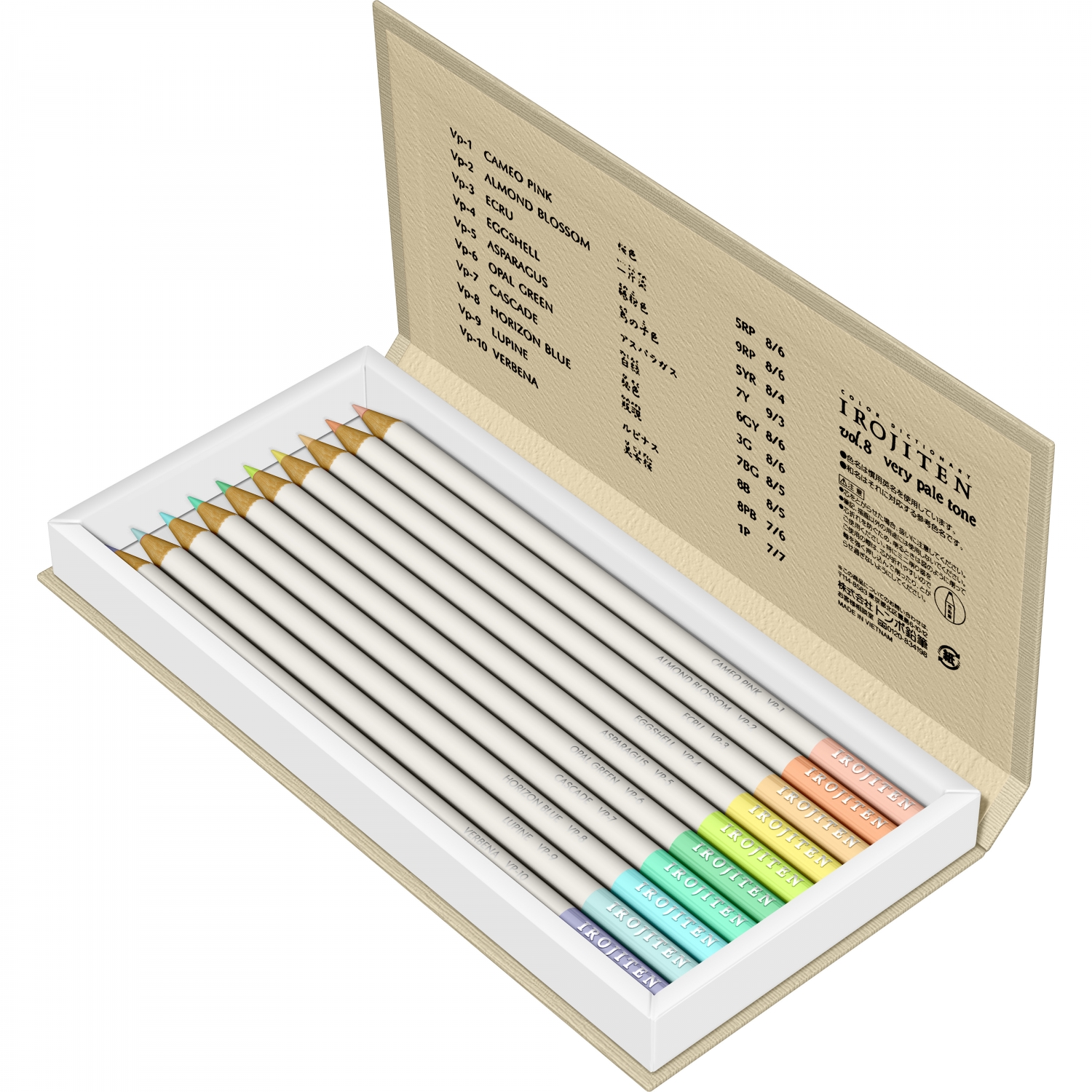 Imagine Produs Set 30 Creioane Colorate Tombow Irojiten Volum 7, 8, 9 Seascape