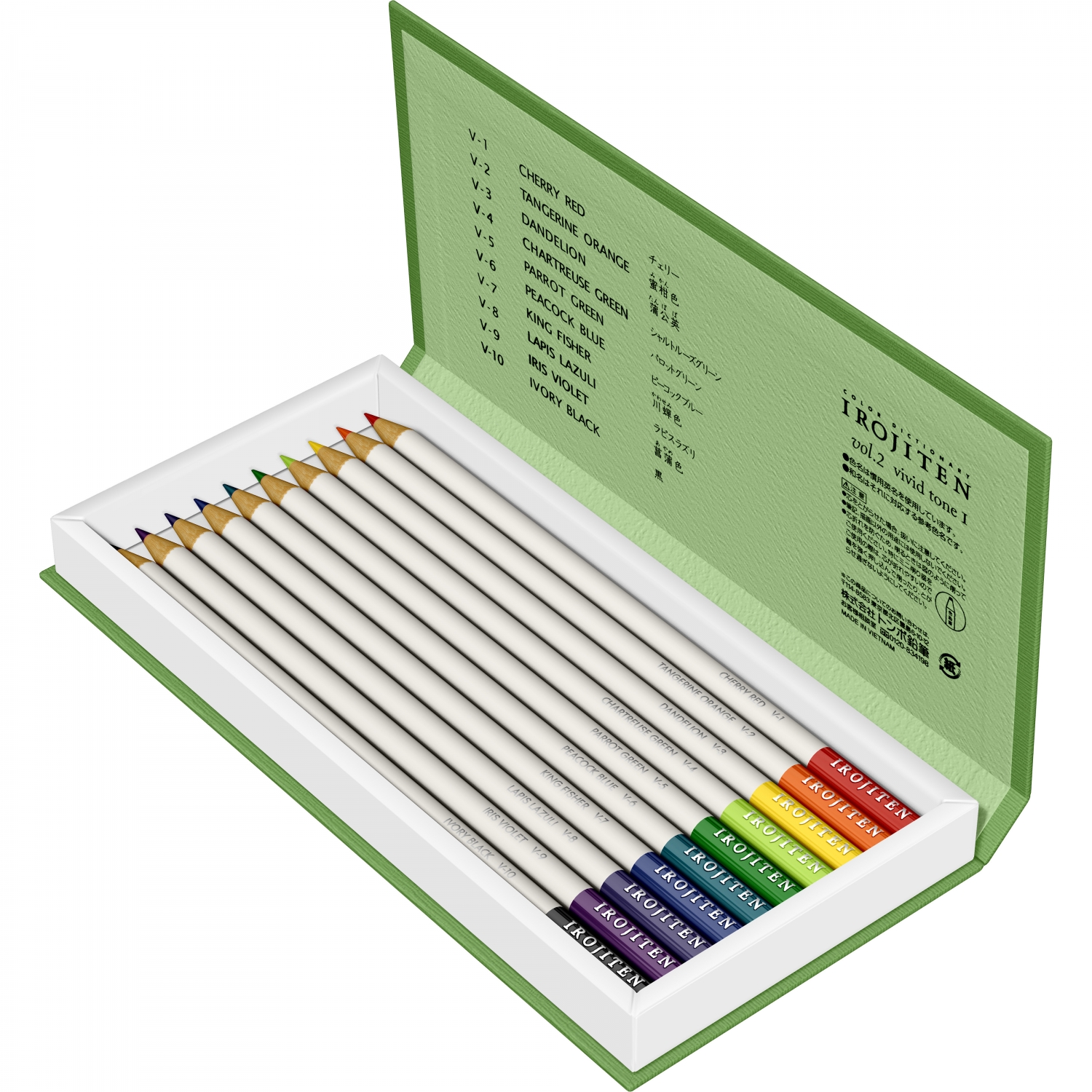 Imagine Produs Set 30 Creioane Colorate Tombow Irojiten Volum 1, 2, 3 Rainforest