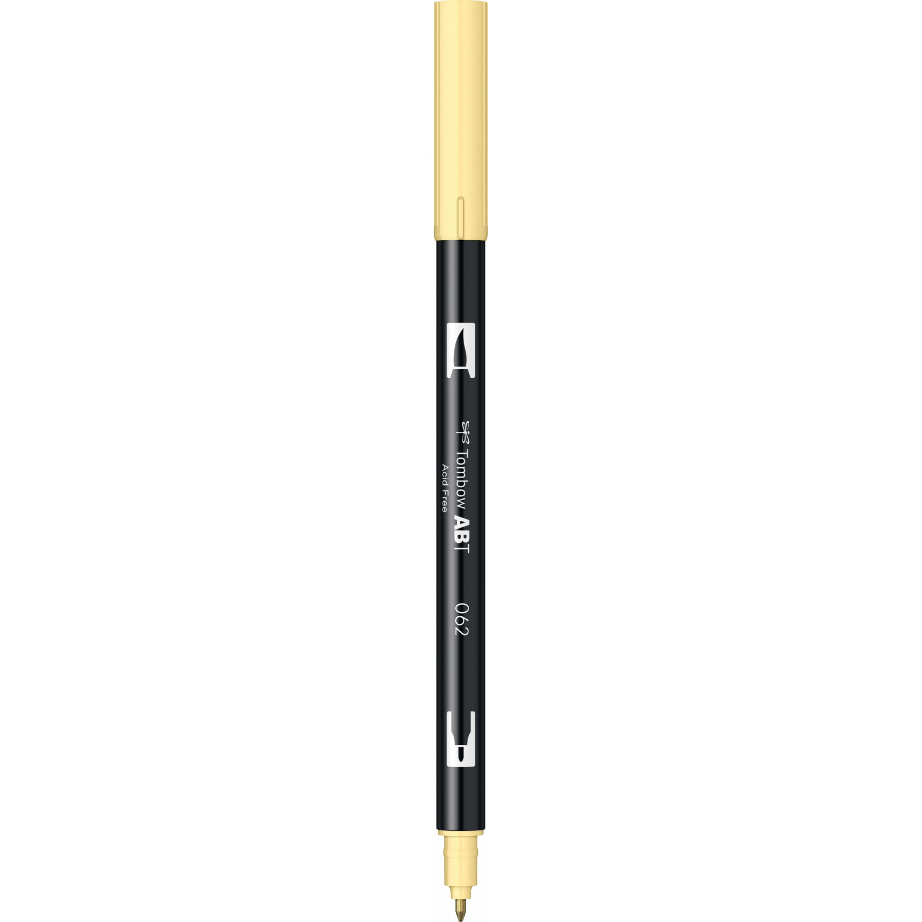Imagine Produs Marker Dual Brush Watercoloring Tombow ABT 062 Pale Yellow