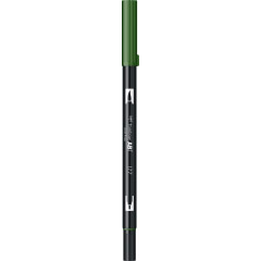 Marker Dual Brush Watercoloring Tombow ABT 177 Dark Jade