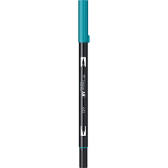 Marker Dual Brush Watercoloring Tombow ABT 443 Turquoise