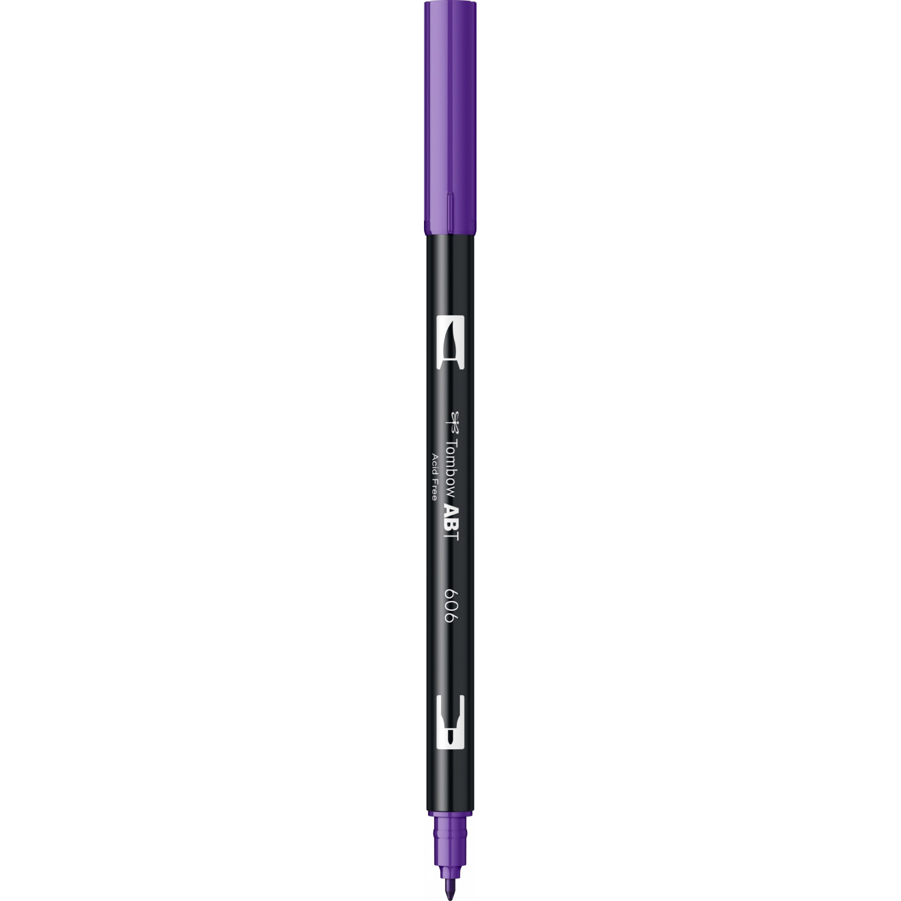 Imagine Produs Marker Dual Brush Watercoloring Tombow ABT 606 Violet