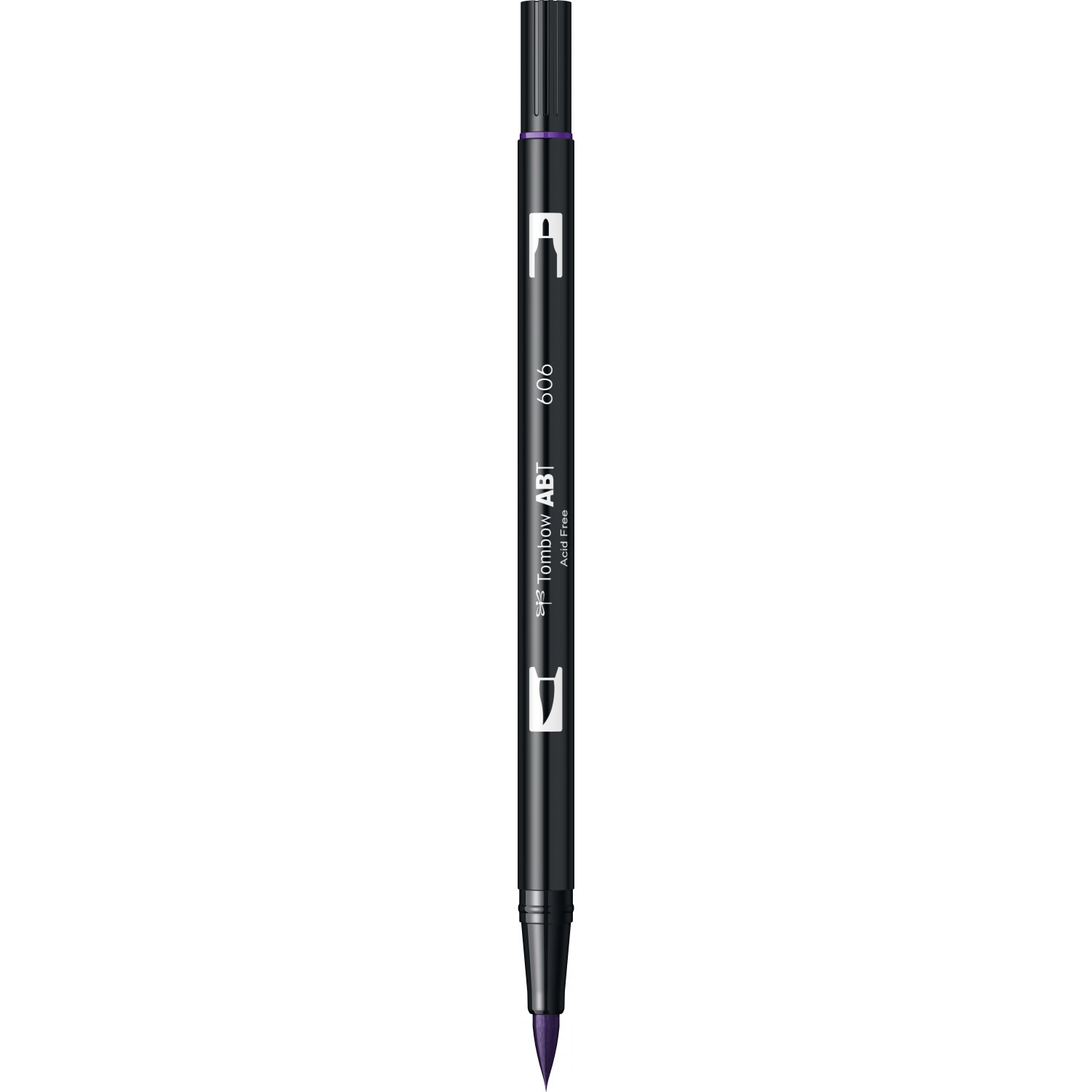 Imagine Produs Marker Dual Brush Watercoloring Tombow ABT 606 Violet