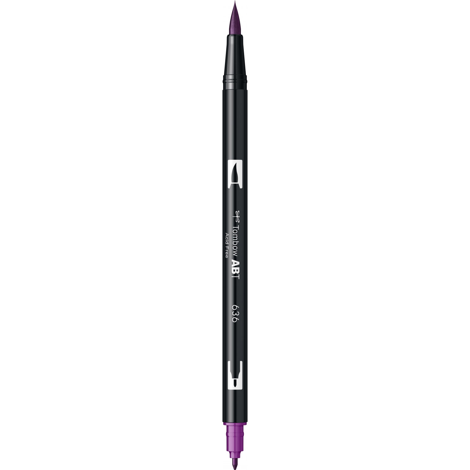 Imagine Produs Marker Dual Brush Watercoloring Tombow ABT 636 Imperial Purple