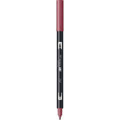 Marker Dual Brush Watercoloring Tombow ABT 757 Port Red