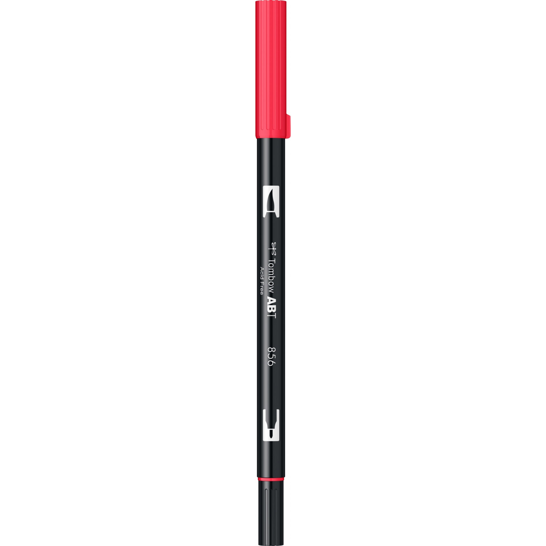 Imagine Produs Marker Dual Brush Watercoloring Tombow ABT 856 Chinese Red