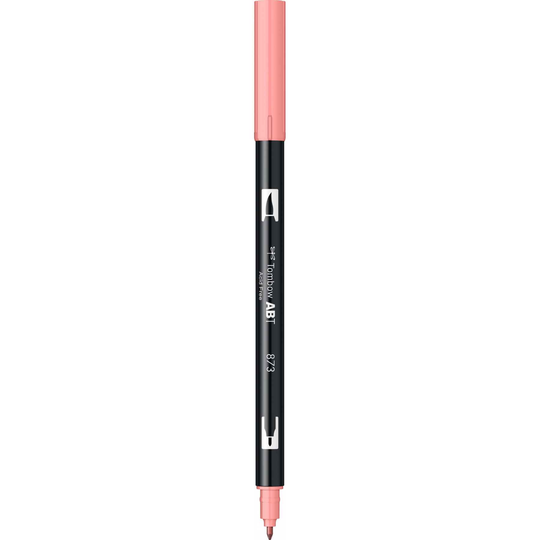 Imagine Produs Marker Dual Brush Watercoloring Tombow ABT 873 Coral