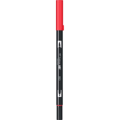 Marker Dual Brush Watercoloring Tombow ABT 885 Warm Red