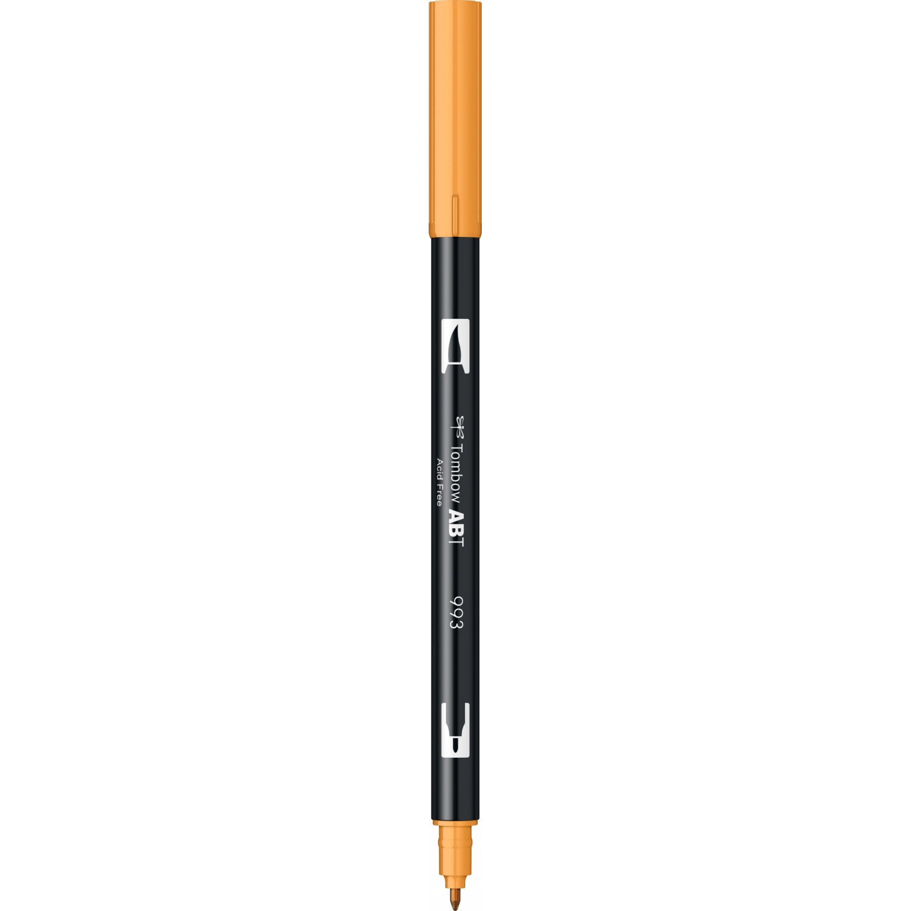 Imagine Produs Marker Dual Brush Watercoloring Tombow ABT 993 Chrome Orange