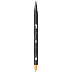Marker Dual Brush Watercoloring Tombow ABT 993 Chrome Orange