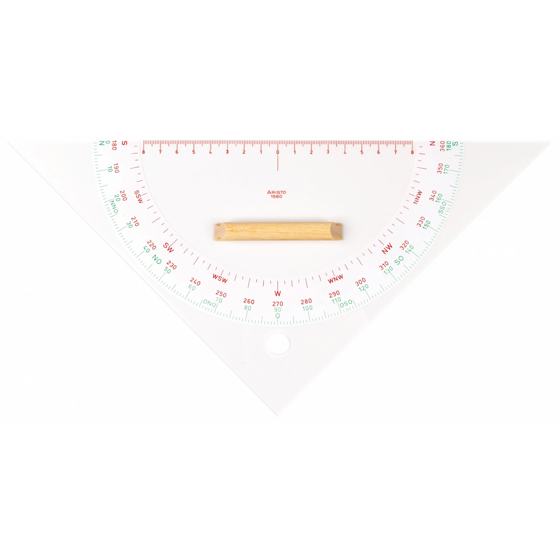 Imagine Produs Echer Navigatie Maritima Aristo cu Maner si Scala 32.5 cm