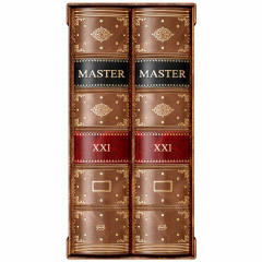 Biblioraft Master 2 Inele 300x350x180 Set 2 Bucati El Casco M-817 Brown