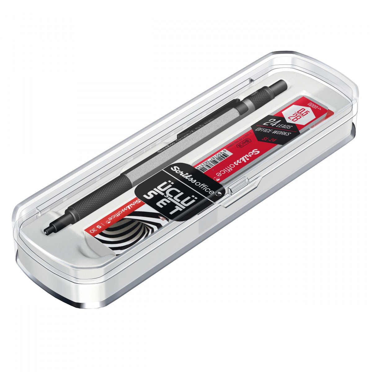 Imagine Produs Set Creion Mecanic 0.5 Scrikss Graph-X Grey BT