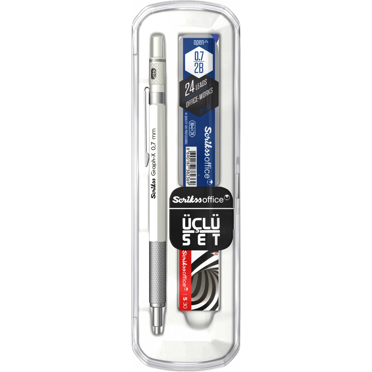 Imagine Produs Set Creion Mecanic 0.7 Scrikss Graph-X Ivory CT