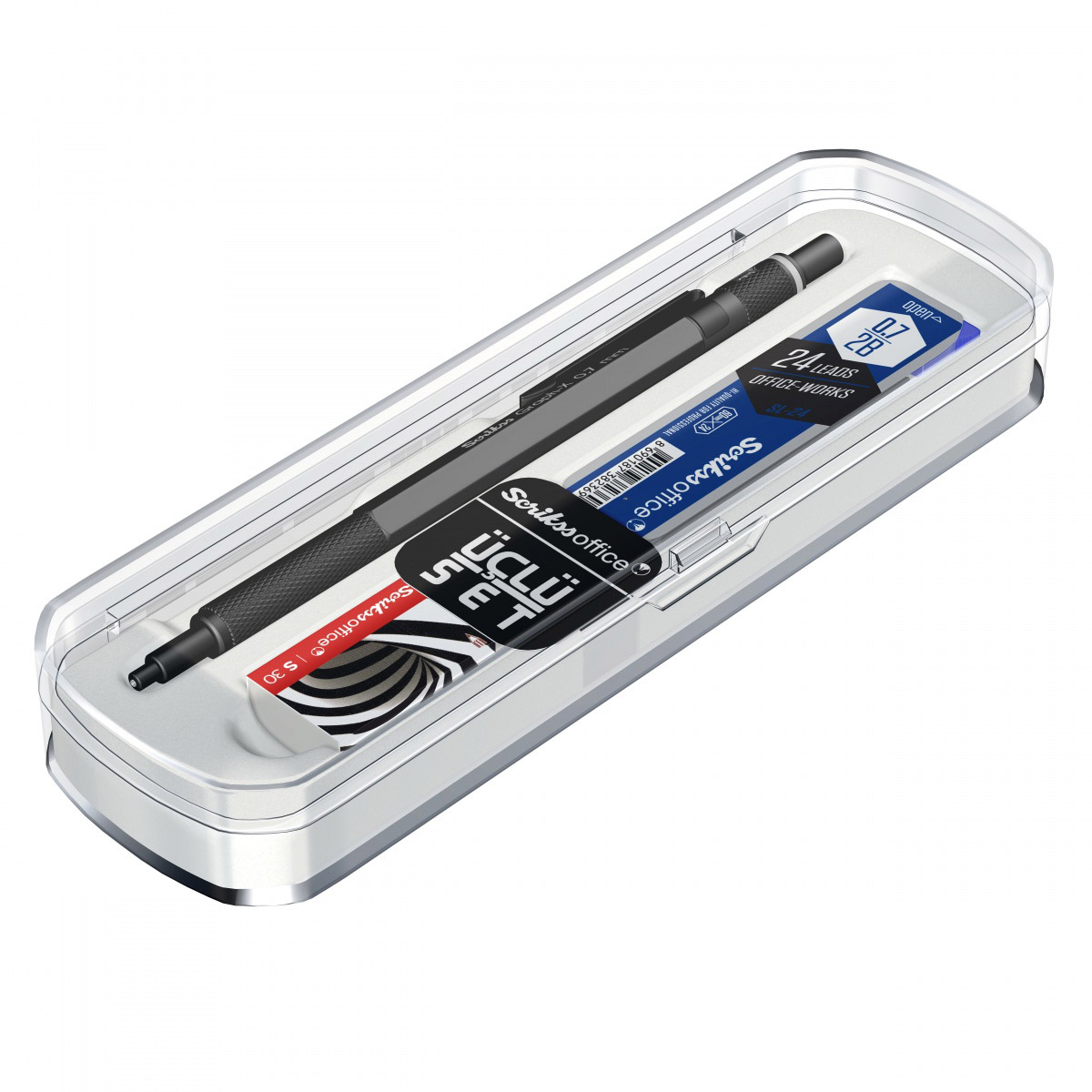 Imagine Produs Set Creion Mecanic 0.7 Scrikss Graph-X Matt Black BT