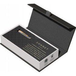 Stilou 18k Nib Parker Sonnet Royal Chiselled Silver & Black GT