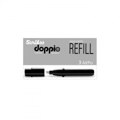 Mina Textmarker Scrikss Doppio Yellow - Chisel